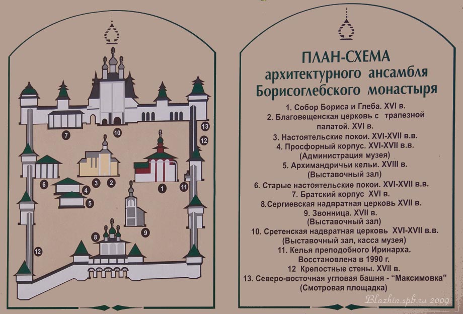 Борисоглебский,Борисоглебский монастырь