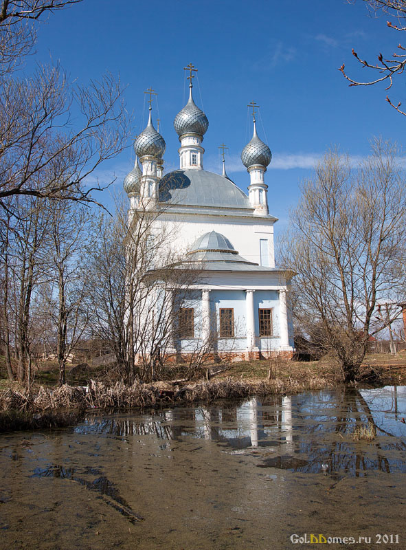 Борисоглебский район,с.Давыдово,Церковь Владимирской иконы Божией Матери 1824г