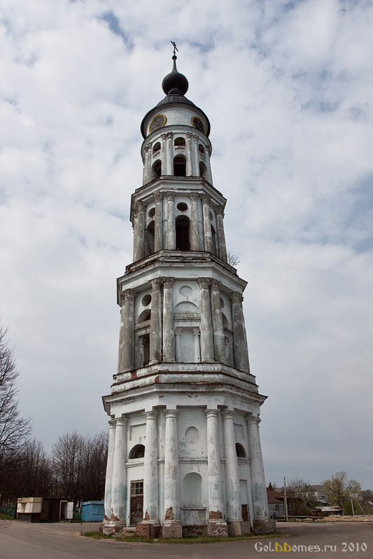 п.Лежнево,Колокольня, Церковь Троицы Живоначальной 1823г