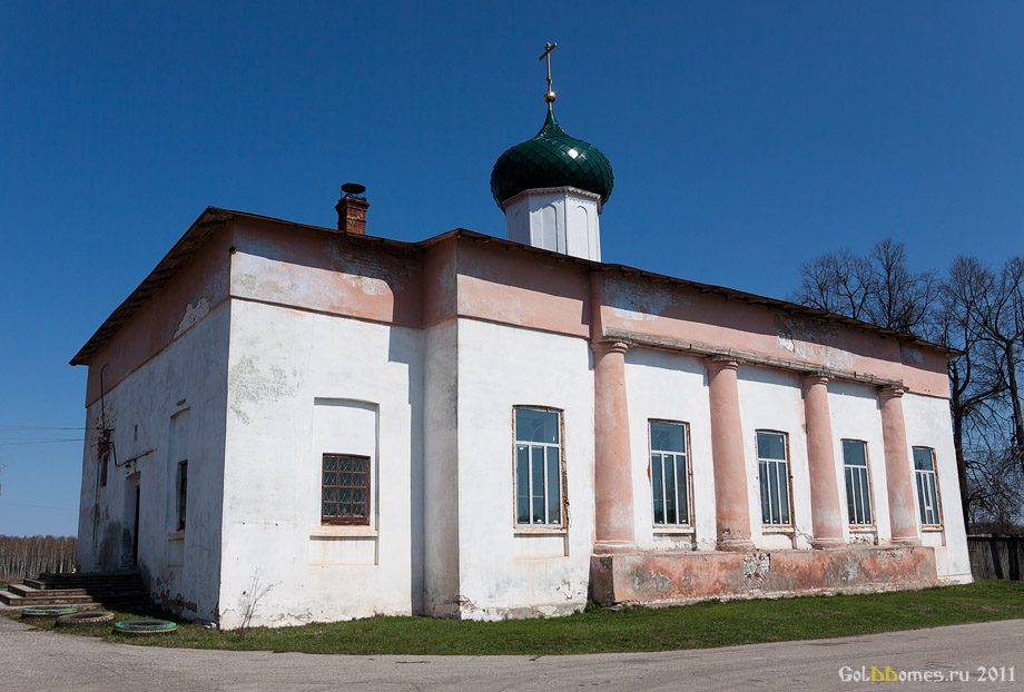Лежневский р-он,пос.Воскресенское,Церковь Николая Чудотворца 1791г