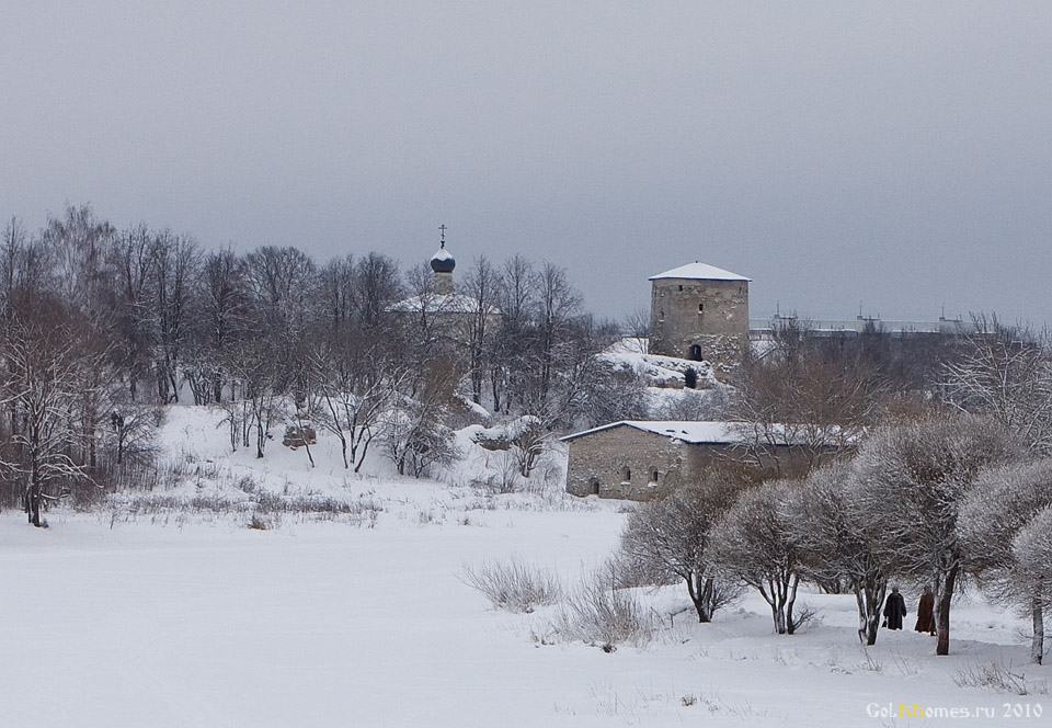 Псков,Церковь Косьмы и Дамиана с Гремячей горы бывшего Гремяцкого монастыря 1383г