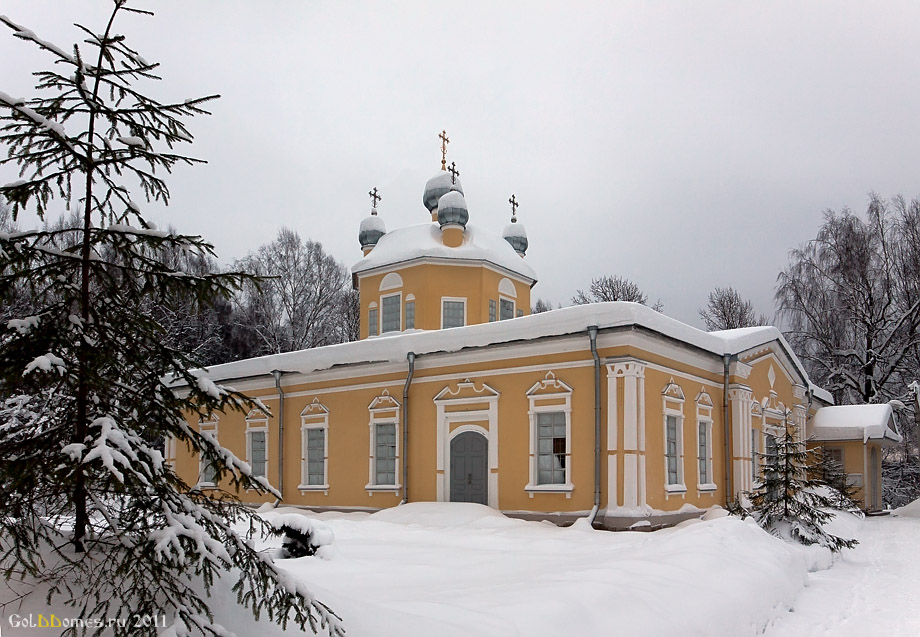 Старорусский район,Леохново,Церковь Спаса Преображения 1764г