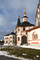 Валдай, Иверский Святоозерский Богородицкий мужской монастырь 1653г, Шатровая колокольня с настоятельскими кельями 1681г